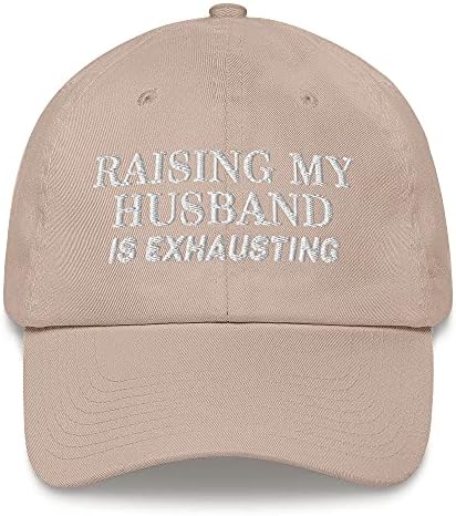 Hogue WS LLC Eşi için Komik Şapka, Kocamı Yetiştirmek Yorucu (İşlemeli Baba Şapkası)