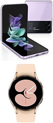 Samsung Galaxy Z Flip 3 5G Fabrika Kilidi, Samsung Galaxy Watch 4 40mm Akıllı Saatli Lavanta