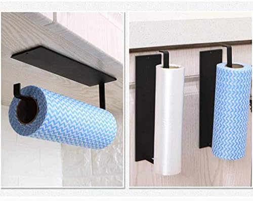 WSZJJ Dolap Kağıt Havlu Tutacağı, Mutfak veya Banyo için Rulo Dağıtıcı Kolay Montaj Seçenekleri, Çoklu Kullanım