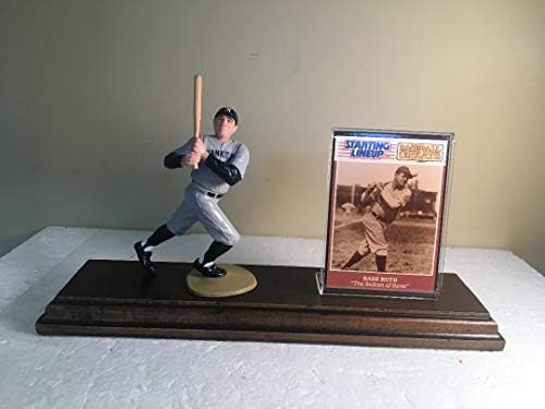 Babe Ruth New York Yankees Başlangıç Sanatçısını Şekil Özel Yapılmış Ahşap Plak Monte