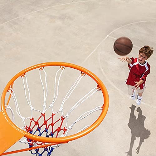 Aoneky Basketbol Jant Değiştirme, Standart 18 Boyutu Basketbol Gol Hoop ile Net için Kapalı Açık