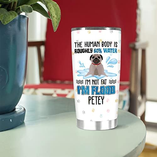 EvelynShop Kişiselleştirilmiş Kahve Tumbler Özel Adı İle Köpek Ben Sel Komik Alıntı Hediyeler İçin Kadın Kız Köpek Sevgilisi