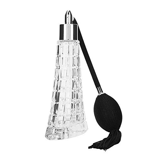 Parfüm Ampul Püskürtücü, Parfüm Şişesi Doldurulabilir Cam Retro Siyah Püskül ile Uçucu Yağ için 18mm Püskürtme Memesi Seyahat