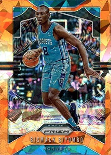 2019-20 Prizm NBA Refrakter Turuncu Buz 58 Bismack Biyombo Charlotte Hornets Resmi Panini Basketbol Ticaret Kartı (Walmart Mega