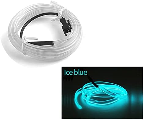 WANGLİANG THUO 1 M/2 M/3 M/5 M Araç İç Led dekoratif lamba EL kablolama Neon şerit için Oto DIY esnek ortam ışığı USB Parti Atmosfer