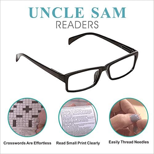 Bir Güç Gözlük Okuyucular Paketi 3 Okuma Küçük Baskı ve Bilgisayar Ekranları Ayarlanabilir Göz gözlük Flex Temizle Odak Otomatik