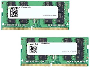 Mushkın Essentials-DDR4 Dizüstü DRAM – 64 GB (2x32 Gb) SODIMM Bellek Kiti – 2666 MHz (PC4-21300) CL-19 – 260-pin 1.2 V Dizüstü