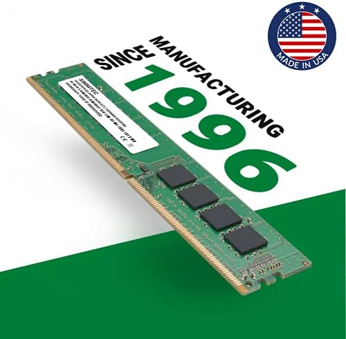 Simmtec RAM 8 GB DDR4 3200 MHz DIMM PC4-25600 UDIMM Olmayan ECC CL22 1.2 V 288-Pin Masaüstü Bilgisayar RAM Bellek Yükseltme Modülü