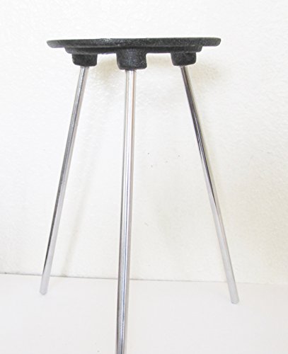 Lab Bunsen Brülörü için Dökme Demir Tripod Destek Halkası, Destek Masası, Yükseklik 9, Halka Çapı 5