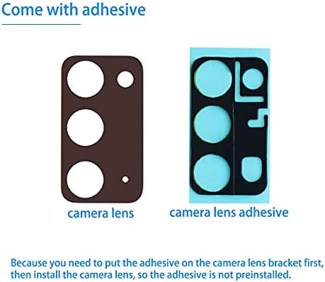 Vımour 2 Parça OEM Arka Kamera Cam Lens Samsung için yedek Galaxy Not 20 N981U (Tüm Taşıyıcılar) Yapıştırıcı ve Onarım Toolkit