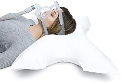 Amaca Yönelik Yastıklarla CPAP Yastık-Soğutma Kumaşlı Jumbo Boyut-Konturlu Kesiklere Sahip Benzersiz Tasarım-Kapaklı Hipoalerjenik