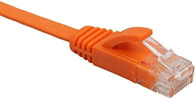 HSKJ CAT6 Ethernet Yama İnternet Kablosu RJ45 Ağ Kablosu Yama Kablosu İnternet Yönlendirici için Turuncu (Renk: 3M)