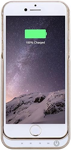 BAİDATONG i6 4500mAh iphone6 4500mAh Harici Pil için iPhone 6 Pil (Altın)