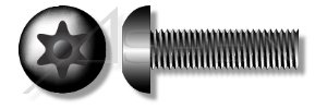(2500 adet) 10-32X1-1/2 Güvenlik Makine Vidaları Düğme Başkanı Torx Pin Alaşım Çelik Düz Aspen Bağlantı Elemanları tarafından