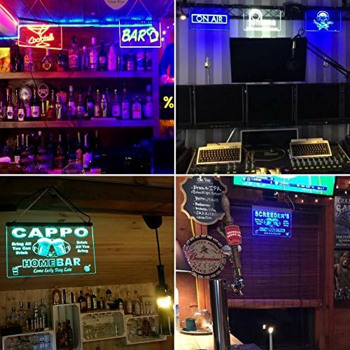 ADVPRO Çok Renkli Adı Kişiselleştirilmiş Özel Dart Club Bar Bira Neon Burcu Uzaktan Kumanda, 20 Renkler, 19 Dinamik Modları,