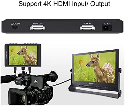 4.5 4 k kamera monitörü IPS HD Alan video monitörü HDMI Girişi ve Çıkışı ile-FEELWORLD FW450