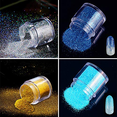 lEIsr00y Nail Art 10g İnce Glitter Toz DIY Nail Art Manikür İpuçları Pigment Dekorasyon-Koyu Mor