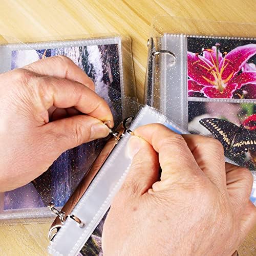 Ancicraft Fotoğraf Albümü için 2x3 İnç 100 Resimler Fujifilm Instax Mini Anında Kamera Adı Kartları Küçük Yumuşak Parlak PVC