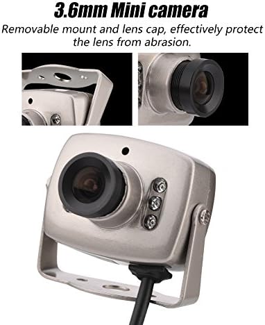 Mini CCTV Kamera, 6 LED Kablolu CMOS CCTV Güvenlik Kamera Gece Görüş Dijital Video Kamera PAL / NTSC Ev Güvenlik Kamera Sistemi