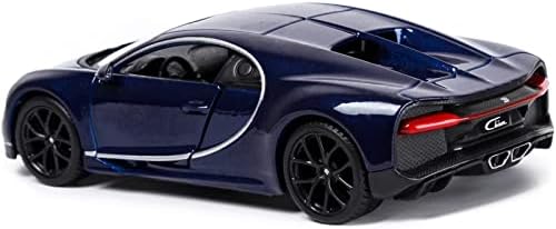 Bugatti Chiron Koyu Mavi Metalik Artı Serisi 1/32 Diecast Model Araba Bburago tarafından 42025