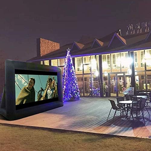 AIZYR 14FT Şişme Açık ve Kapalı Tiyatro projeksiyon perdesi - Mega Film projeksiyon perdesi için Ön ve Arka Projeksiyon Ev Sineması