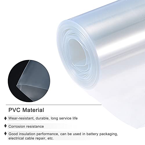 MECCANİXİTY Pil Wrap PVC ısı Shrink boru 70mm Düz 4 m Temizle Pil Paketi için İyi Yalıtım
