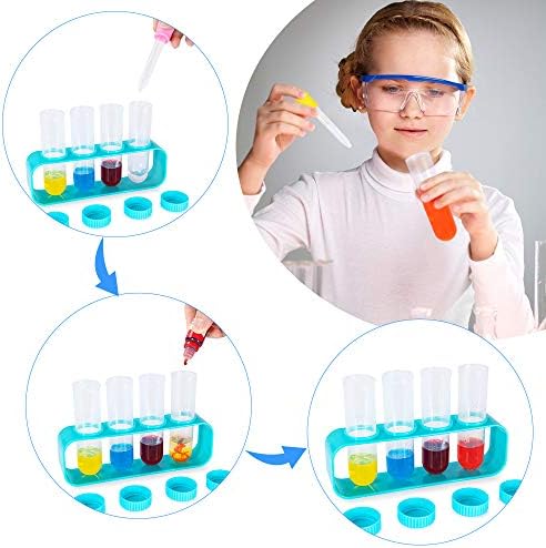 Laboratuvar önlüğü ile GLOCİTİ Çocuk Bilim Kitleri, Çocuklar için 60 Eğlenceli Bilim Deneyleri, Bilim Laboratuvarı Kiti Kostüm