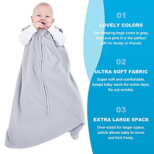 Tüm Sezon Mikro Peluş Bebek Giyilebilir Battaniye, Ultra Hafif - Bebekler için Unisex Kıyafetler, Kolsuz Sıcak Yumuşak Peluş