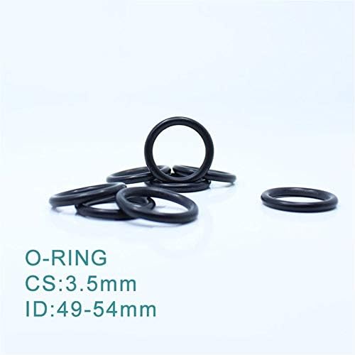 HAZİRAN-MAĞAZA O-Ringler CS3. 5mm EPDM O Halka KIMLIĞI 49/50/51/52/53 / 54x3. 5mm O-Ring Conta Mühür Egzoz Dağı Kauçuk İzolatör