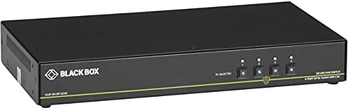 SmartAVİ SDVN-4S-P 4-Port Tek Kafa Güvenli Pro DVI-I KVM Anahtarı ile KB / Fare USB Öykünme ve CAC Bağlantı Noktası