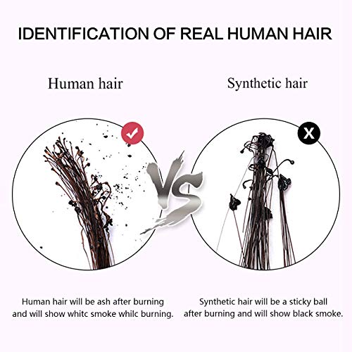 viviaBella Klip İnsan Saç Toppers Dikişsiz Postiş Kadınlar ıçin Kalın Ipek Taban Topper Kalınlaşma Saç (5.1 × 5.1 12 inç, Bakır