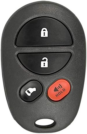 Keyless2Go Değiştirme için Yeni Anahtarsız Giriş Uzaktan Anahtar Fob Toyota Sienna için FCC ID ile GQ43VT20T