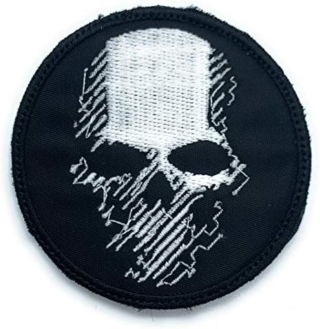 Ghost Recon Wildlands Kafatası Logosu-Komik Taktik Askeri Moral İşlemeli Yama Kanca Raptiye Destek