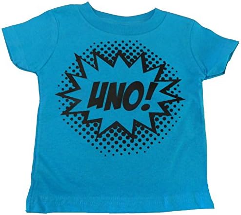 Özel Krallık Bebek Boys ' Uno Süper Kahraman İlk Doğum Günü T-Shirt