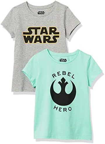 Essentials kızın Disney Star Wars Marvel Prenses kısa kollu T-Shirt