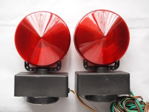 12 V Manyetik Çekme römork ışık Kiti Amber / Kırmızı
