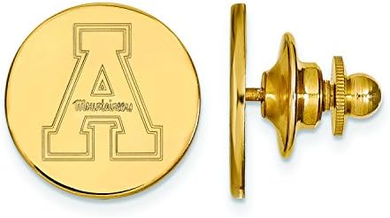 LogoArt 14k Sarı Altın Appalachian Eyalet Üniversitesi Yaka İğnesi