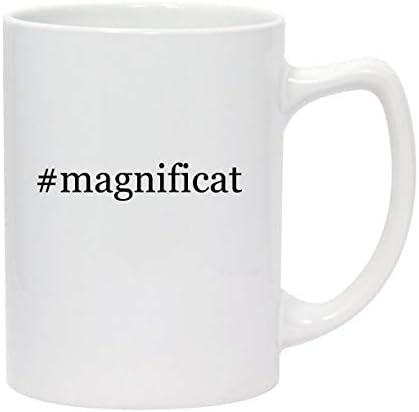 magnificat - 14oz Hashtag Beyaz Seramik Statesman Kahve Kupa