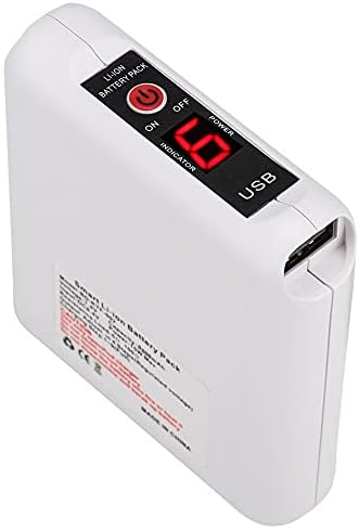 01 Lityum Pil, Pil Monitörü, Klima Servisi Kullanımı için Süper Güç Pil Kapasitesi Göstergesi Soğutma Fanı (5200mah, Altın)