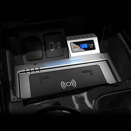 GGBLCS 15 W Araba Qİ Kablosuz Şarj için Ford Explorer 2020 Aksesuarları Cep Telefonu Hızlı Şarj Araba Aksesuarları ile QC3. 0