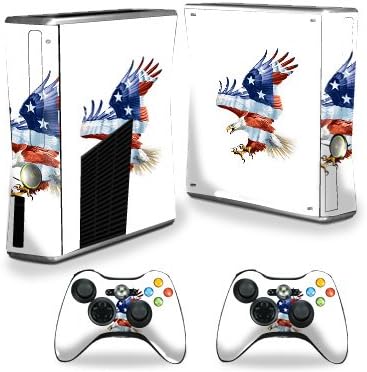 X-Box 360 Xbox 360 S Konsolu ile Uyumlu MightySkins Cilt - American Eagle / Koruyucu, Dayanıklı ve Benzersiz Vinil Çıkartma sarma