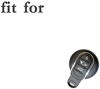 SEGADEN Silikon Kapak Koruyucu Kılıf Tutucu Cilt Ceket ile Uyumlu BMW Mini Cooper 3 Düğme Akıllı Uzaktan Anahtar Fob CV4906 Siyah