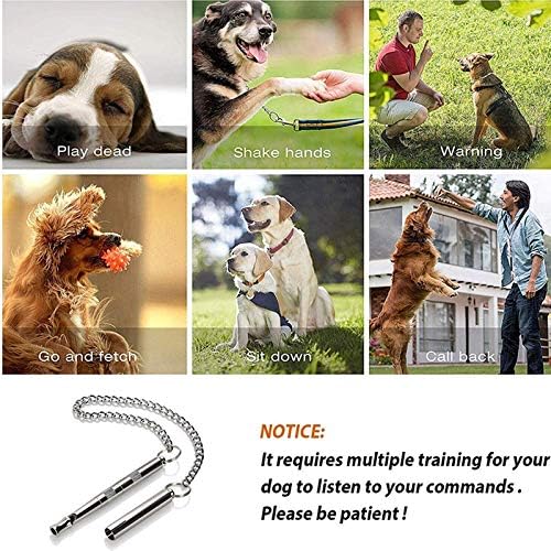 RAVS Köpek Düdüğü, Ultrasonik Ayarlanabilir Profesyonel Havlayan Kontrol Köpek Eğitim Araçları, Evcil Hayvanlarla İyi İletişim