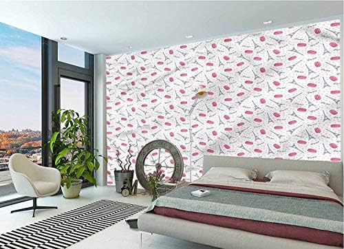 IRONANDGCFOXBOX Eyfel Büyük duvar Resmi,lezzetli Retro Macaroons Çıkarılabilir Büyük Sticker Folyo Duvar Dekor için Ofis Çocuk