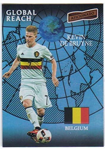 -17 Panini Meraklısı Küresel Reach Futbol 161 Kevin De Bruyne Belçika Resmi Ticaret Kartı