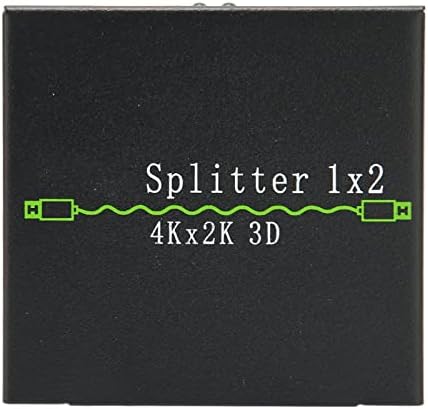 xıjı HD Multimedya Arayüzü Splitter 1 in 2 Out, 3D Bölünmüş Ekran 4 K 30Hz 100-240 V Oyuncu İçeriğinin Keyfini Çıkarın Fire TV
