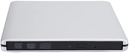 Harici DVD Sürücüsü, Çizilmeye Dayanıklı Taşınabilir USB 3.0 Teknolojisi Masaüstü için Harici Cd/DVD Sürücüsü (Gümüş)