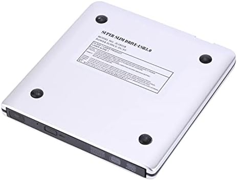 Harici Cd/DVD Sürücüsü, Çizilmeye Dayanıklı Harici DVD Sürücüsü USB 3.0 Teknolojisi Dizüstü Bilgisayar için Taşınabilir (Gümüş)