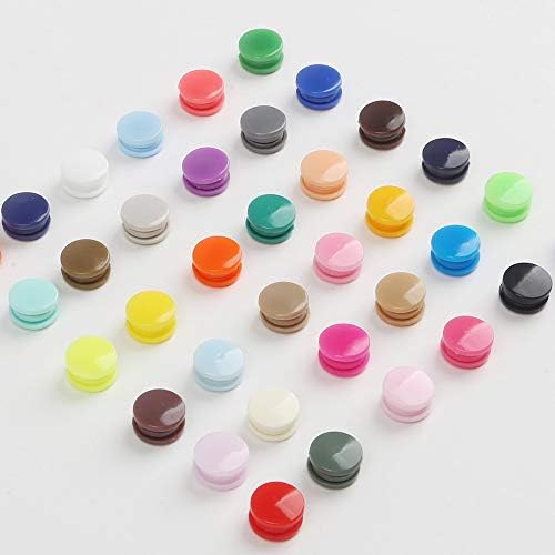 BoKa-mağaza T5 Plastik Snaps Düğme Bağlantı Elemanları 20/50/100/150 Setleri Çanta Klasör Koyu Toka Düğmesi Reçine Konfeksiyon