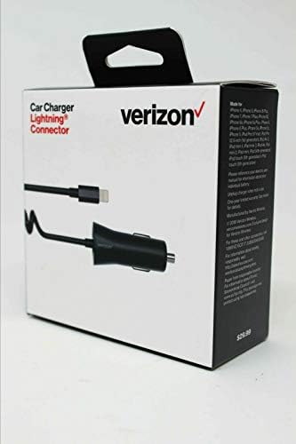 Apple Lightning Cihazı için Verizon 2.1 A Araç Şarj Cihazı, Siyah